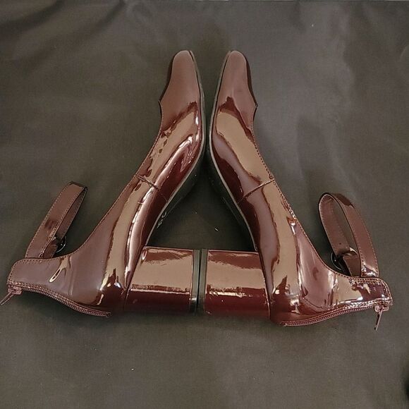 ALAFANI STEP&FLEX ANKLE WOMENS HEELS Cabernet Sauvignon Red Patent Leather  - Picture 5 of 15